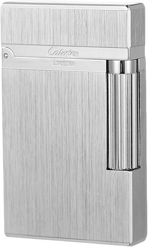 Premium Brass Lighter, Adjustable Soft Flame, Classic Ping Sound, Elegant Gift for Men, Father, Husband, Boyfriend (Gold) in Saudi Arabia