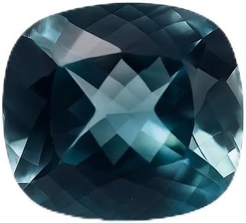 Brazilian Natural Aquamarine Cushion 10 Ct Certified Cushion Cut Loose Gemstone in Kuwait