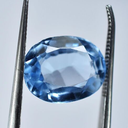Ocean Blue Aquamarine Authentic 9.15 Ct Natural Certified Perfect Gemstone in Kuwait