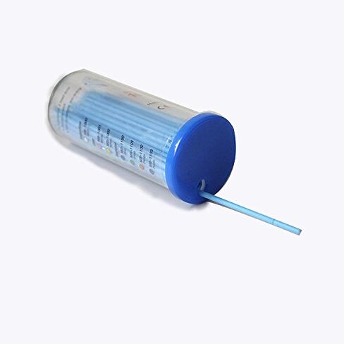 فرش زرقاء صغيرة، 400 قطعة/4 صناديق، أطراف زرقاء، قطر 2.5 مم، طول 4 بوصة، خالية من الوبر، غير قابلة للتنقيط، طول قابل للتعديل، أطراف قابلة للانحناء، تأتي مع حقيبة تخزين in Kuwait
