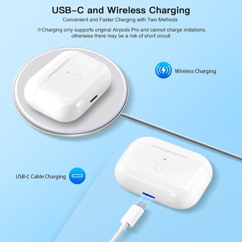 Wireless Charging Case Compatible with AirPod 1st & 2nd Generation, Air Pods 1 2 Charger Case Replacement with Bluetooth Pairing Sync Button, No Earbuds in Saudi Arabia