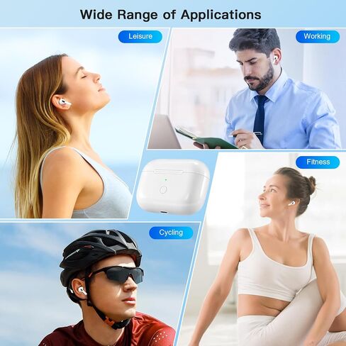 Wireless Charging Case Compatible with AirPod 1st & 2nd Generation, Air Pods 1 2 Charger Case Replacement with Bluetooth Pairing Sync Button, No Earbuds in Saudi Arabia