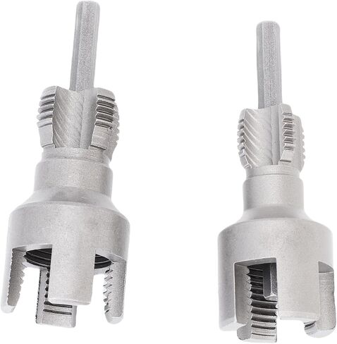 Fafeicy Internal External Pipe Threading Tool, 40Cr Alloy Steel, Double Function 1/2in 3/4in Thread Cutter for Home Repair and Outdoor Use in Kuwait