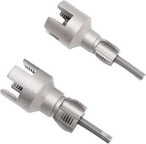 Fafeicy Internal External Pipe Threading Tool, 40Cr Alloy Steel, Double Function 1/2in 3/4in Thread Cutter for Home Repair and Outdoor Use in Kuwait