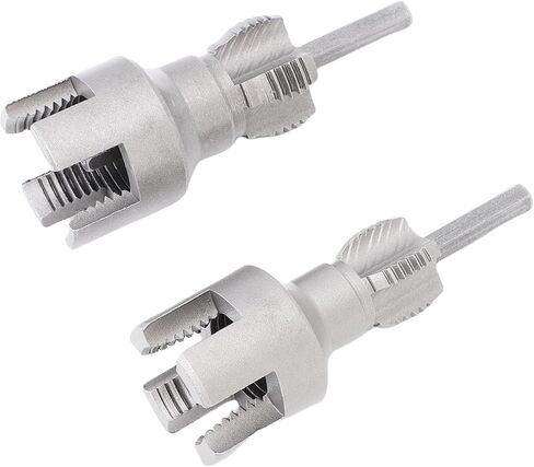 Fafeicy Internal External Pipe Threading Tool, 40Cr Alloy Steel, Double Function 1/2in 3/4in Thread Cutter for Home Repair and Outdoor Use in Kuwait