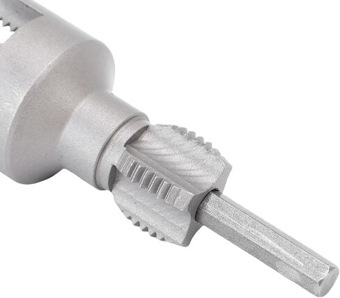 Fafeicy Internal External Pipe Threading Tool, 40Cr Alloy Steel, Double Function 1/2in 3/4in Thread Cutter for Home Repair and Outdoor Use in Kuwait