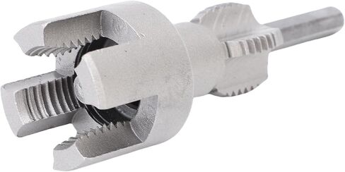 Fafeicy Internal External Pipe Threading Tool, 40Cr Alloy Steel, Double Function 1/2in 3/4in Thread Cutter for Home Repair and Outdoor Use in Kuwait