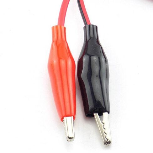 5 Pairs Dual Red & Black Test Leads with Alligator Clips Jumper Cable 16GA Wire in Kuwait