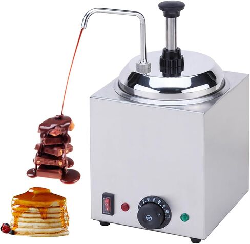 SNICE Commercial Hot Cheese Dispenser, Stainless Steel, Temperature Control Warmer Machine for Butter, Chocolate, Caramel, Fudge with Pump in Kuwait