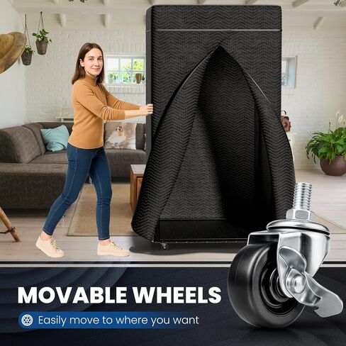 XL Portable Vocal Booth,Recording Booth Sound Booth for Recording Echo-Free Vocals Complete Home Recording Studio Foldable with Travel Bag for Voiceovers, Podcasts & Music (XL) in Kuwait