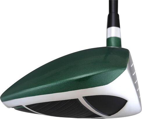 Green Money Club Driver عالي الإطلاق ضخم 520 سم مكعب 12.5 درجة حجم الرأس للرجال طويل القامة بالإضافة إلى 1 بوصة فوق الطول القياسي يستخدم اليد اليمنى فقط للجولف للكبار عمود جرافيت مرن in Kuwait