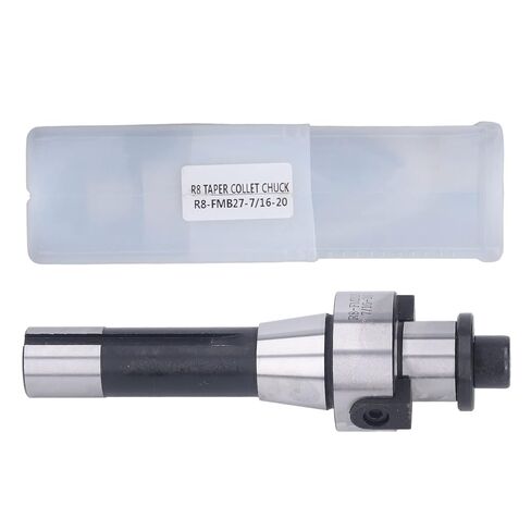 R8 Shank Shell Mill Arbor Adapter Holder, Molybdenum Steel Construction, Strong Hardness, Precision Milling Accessory for Heavy Cutting, High Wear, Double Side Clip Key in Kuwait