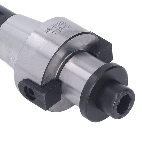 R8 Shank Shell Mill Arbor Adapter Holder, Molybdenum Steel Construction, Strong Hardness, Precision Milling Accessory for Heavy Cutting, High Wear, Double Side Clip Key in Kuwait