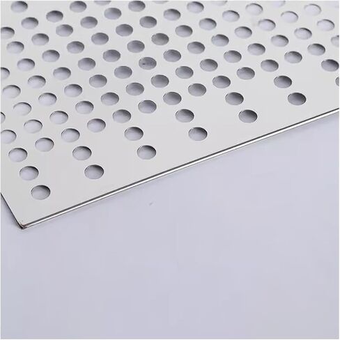 Stainless Steel Perforated Plate,304 Stainless Steel Perforated Plate - Metal Mesh Balustrade Infill Panels (67x110 cm) - Durable, Weather-Resistant, Modern Design for Outdoor & Indoor Use in Kuwait