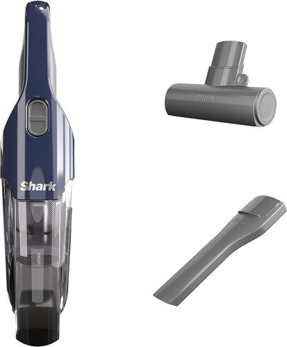 مكنسة Shark CH701 Cyclone PET المحمولة مع شعر PetExtract، أداة شقوق 8 بوصة، شفط فائق السرعة، أزرق داكن/رمادي (متجدد) in Kuwait