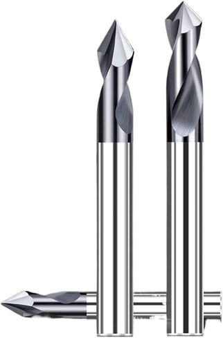 مثقاب موضعي 60 90 120 درجة 0.5-20 مم كعب مطحنة الشطب، بداية الموقع، بت مركز CNC، بت التوجيه، قاطع طحن، قاطع كربيد نهاية مطحنة (D6XR120X50L، للصلب) in Kuwait