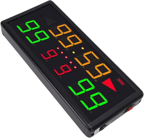 VINGVO Portable Digital Score Board, 12/24H Clock Countdown Timer LED Scorekeeper with Remote Control 2000mAh Battery, Ideal for Basketball, Volleyball, Tennis & Indoor Sports in Kuwait