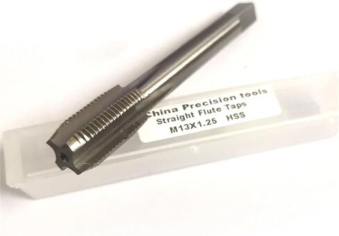 اليد اليمنى HSS متري موضوع الحنفية غرامة المسمار الصنابير المستقيمة M13 آلة M13X2 M13X1.75 m13x1.5 m13x1.25 m13x1 m13x0.75 m13x0.5(M1.8) in Kuwait