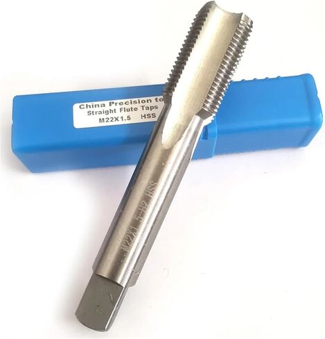 HSS Metric thread tap M22 Right hand Fine screw straight flute left machine M22X2 M22x1.5 M22x1.25 M22x1 M22x0.75 x0.5(2.5 Right thread) in Saudi Arabia