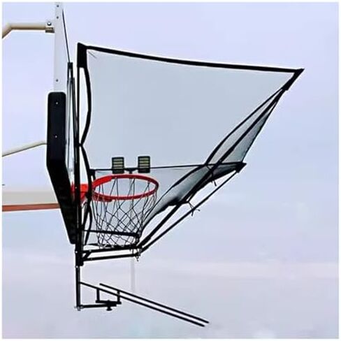 آلة إطلاق النار المحمولة من Shot Basketball Returner Rebounder لمرفق العودة الداخلي والخارجي مع شلال دوار مع حقيبة تخزين in Kuwait