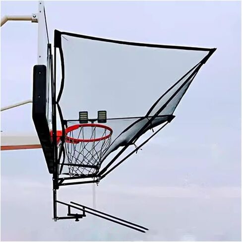 آلة إطلاق النار المحمولة من Shot Basketball Returner Rebounder لمرفق العودة الداخلي والخارجي مع شلال دوار مع حقيبة تخزين in Kuwait