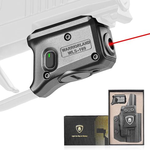 WARRIORLAND Red Laser Sight Fit P365X-Macro with Kydex Holster, First Red Beam Sight with Power Indicator P365 X Macro Laser with IWB Holster Right Hand, WLS- 109 w/ P365X Macro Holster in Kuwait