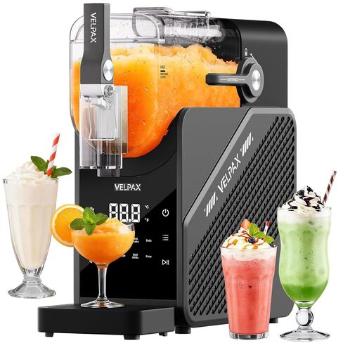 آلة Slushie 88 أونصة، آلة Slushy 7 في 1 للمنزل، صانع مشروبات مجمدة احترافية مع شاشة LED، تنظيف تلقائي، لا حاجة للثلج، للمشروبات والحلويات المجمدة، للمنزل والحفلات - عرض ملون in Kuwait