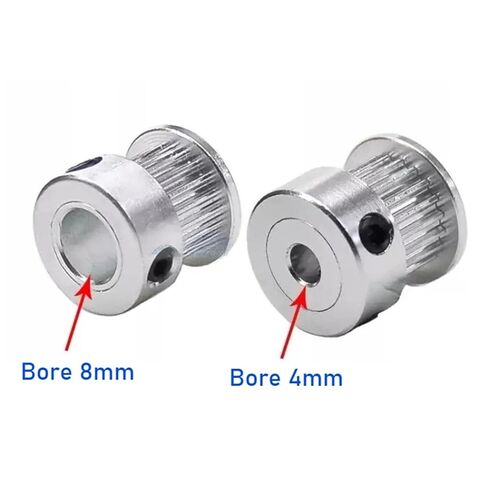 S2M Timing Pulley 16T/20Teeth Bore 4-8mm K Type Width 6/10mm 1Pcs(6.35mm,16Teeth-1pcs,7mm) in Kuwait
