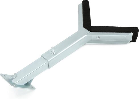ALMULOO Adjustable Boat Trailer Bow Rest Catcher Compatible with 3" Wide Trailer Tongues (3x3 or 3x4), Includes Steel Bracket Assembly, Silver Finish in Kuwait