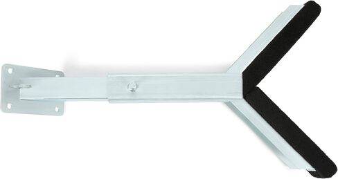 ALMULOO Adjustable Boat Trailer Bow Rest Catcher Compatible with 3" Wide Trailer Tongues (3x3 or 3x4), Includes Steel Bracket Assembly, Silver Finish in Kuwait
