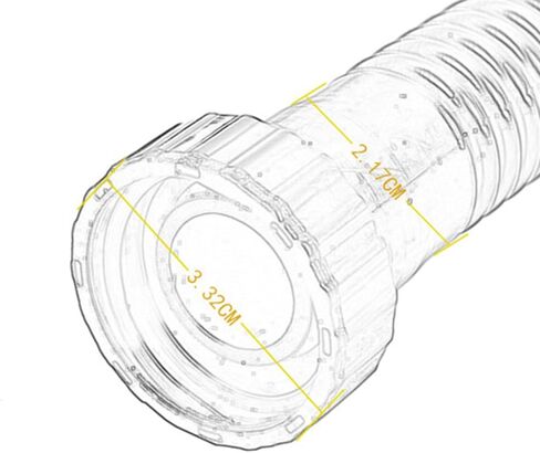 Paddle Board Inflation Tube Replacement, Flexible Air Hose for Kayak Surfing, 145cm High-Pressure, Push-fit in Kuwait