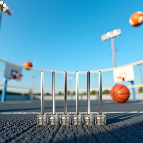 6 قطع من كرات الفولاذ المقاوم للصدأ مضخات إبرة النفخ مضخات الهواء إبرة لكرة السلة كرات القدم مضخات الكرة الطائرة إبرة التضخم كرة السلة كرة القدم مضخات الهواء الملحقات in Kuwait