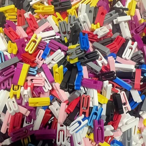 12Pcs Random Color Snack Bag Sealing Clips, Durable Plastic Food Sealer, Lightweight Kitchen Gadgets for Fresh Keeping in Kuwait