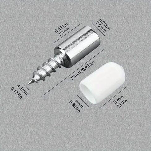 30 قطعة من دبابيس دعم الرف المعدني بأكمام مضادة للانزلاق، ومسامير ذاتية التنصت لأقسام الخزانة، والألواح المصفحة، وأقواس الأثاث من الحديد المجلفن كهربائيًا، و15 براغي + 15 أكمام بيضاء مضادة للانزلاق in Kuwait