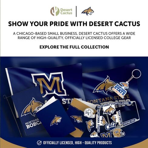 Desert Cactus Montana State University MSU Bobcats Food Picks, Cupcake and Cake Toppers, Cake Pop Sticks - 25 Pcs Party Supplies and Decorations in Kuwait