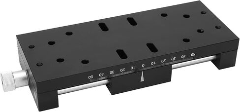 SP80A DB100 X Sliding Stage – Aluminum Alloy Manual Trimming Table with Precision Knob Control, Anodized Finish, Lightweight & Accurate in Kuwait