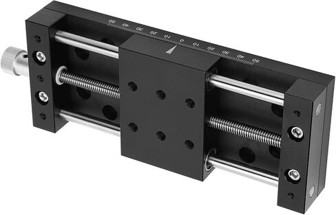 SP80A DB100 X Sliding Stage – Aluminum Alloy Manual Trimming Table with Precision Knob Control, Anodized Finish, Lightweight & Accurate in Kuwait