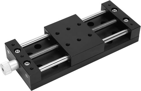 SP80A DB100 X Sliding Stage – Aluminum Alloy Manual Trimming Table with Precision Knob Control, Anodized Finish, Lightweight & Accurate in Kuwait