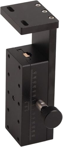 Manual Trimming Platform with Adjustable Gear Guide – 40x90mm Aluminum Alloy Table, Dovetail Groove for Precision Optical Instrument Use in Kuwait