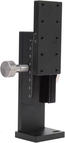 Manual Trimming Platform with Adjustable Gear Guide – 40x90mm Aluminum Alloy Table, Dovetail Groove for Precision Optical Instrument Use in Kuwait