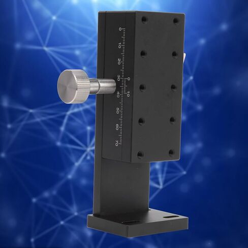 Manual Trimming Platform with Adjustable Gear Guide – 40x90mm Aluminum Alloy Table, Dovetail Groove for Precision Optical Instrument Use in Kuwait