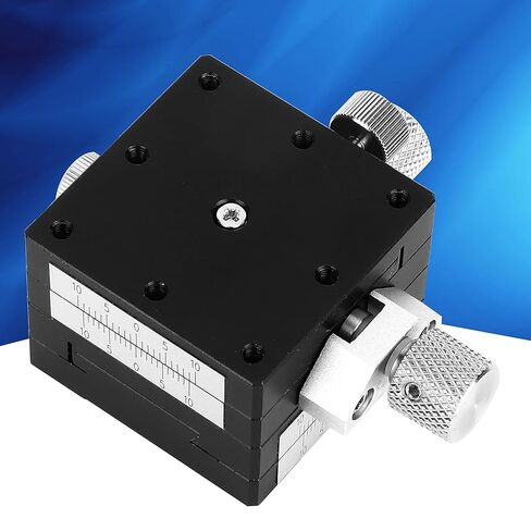 XYFES40 Manual Linear Stage with Fine-Tune Rotation – 40x40mm Aluminum Alloy Dovetail Sliding Platform for Precision Optical & Measurement Tools in Kuwait