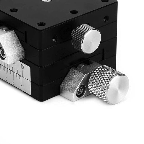 XYFES40 Manual Linear Stage with Fine-Tune Rotation – 40x40mm Aluminum Alloy Dovetail Sliding Platform for Precision Optical & Measurement Tools in Kuwait