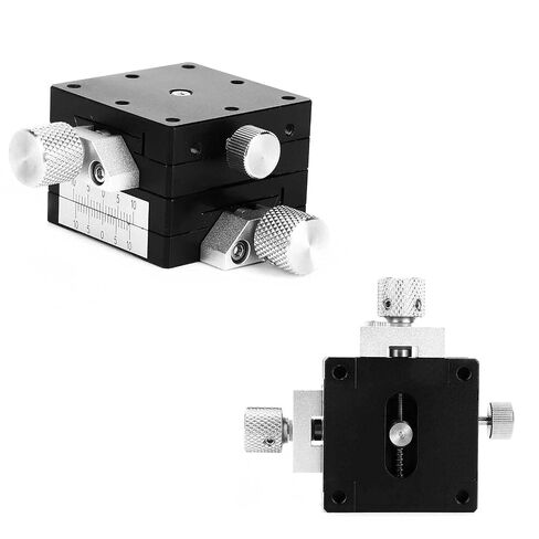 XYFES40 Manual Linear Stage with Fine-Tune Rotation – 40x40mm Aluminum Alloy Dovetail Sliding Platform for Precision Optical & Measurement Tools in Kuwait