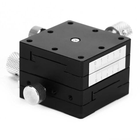 XYFES40 Manual Linear Stage with Fine-Tune Rotation – 40x40mm Aluminum Alloy Dovetail Sliding Platform for Precision Optical & Measurement Tools in Kuwait