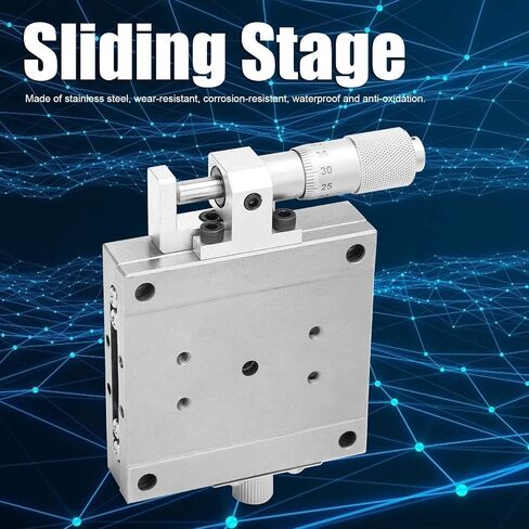 مرحلة الترجمة الخطية اليدوية MXG S60 - طاولة منزلقة من الفولاذ المقاوم للصدأ مقاس 60 × 60 مم لتطبيقات الضبط البصري والضبط الدقيق عالية الدقة in Kuwait