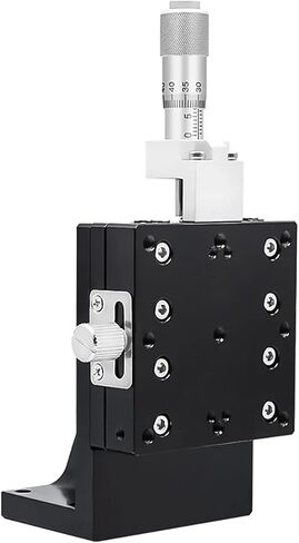 LV60 Z Axis 60 * 60mm Sliding Table Manual Displacement Vertical-lift Fine Tuning Platform Cross Roller Guide Linear Stage in Kuwait