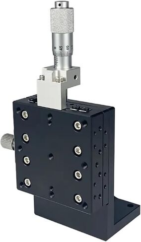 LV60 Z Axis 60 * 60mm Sliding Table Manual Displacement Vertical-lift Fine Tuning Platform Cross Roller Guide Linear Stage in Kuwait