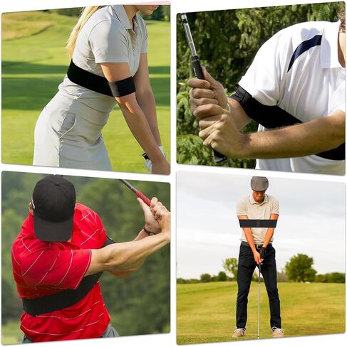 2 PCS Golf Training Aid, Swing Correction Arm Band,Golf Training Aid not Easily Sliding Down Arm,for Swing Correcting, Unisex in Kuwait