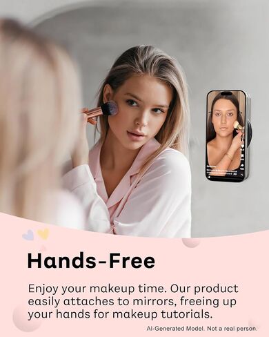 ivoler MagSuction Suction Phone Mount for Pop Socket, Universal Holder Stand for Phone Grips, Powerful Suction Cup, Fits The Smartphones with Pop Grip, Black in Saudi Arabia